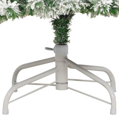 OMAXI Umělý sklápěcí vánoční stromek se sněhem 180 cm 117938