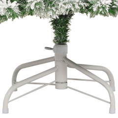 OMAXI Umělý sklápěcí vánoční stromek se sněhem 240 cm 117952