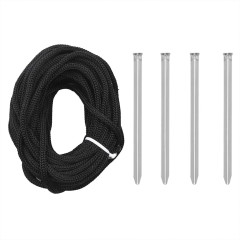 OMAXI LED vánoční stromek s hroty 1534 modrých LED diod 500 cm 394101