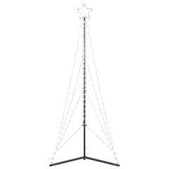 OMAXI LED vánoční stromek 483 studených bílých LED diod 240 cm 394170