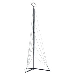 OMAXI LED vánoční stromek 525 studených bílých LED 302 cm 394217