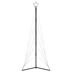 OMAXI LED vánoční stromek 525 studených bílých LED 302 cm 394217