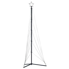 OMAXI LED vánoční stromek 525 modrých LED diod 302 cm 394224