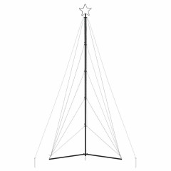 OMAXI LED vánoční stromek 615 teple bílých LED diod 404,5 cm 394248