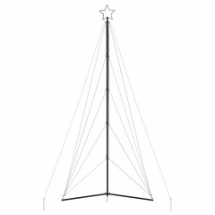 OMAXI LED vánoční stromek 615 studených bílých LED diod 404,5 cm 394255