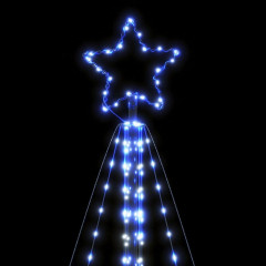 OMAXI LED vánoční stromek 615 modrých LED diod 404,5 cm 394262