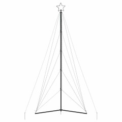 OMAXI LED vánoční stromek 615 barevných LED diod 404,5 cm 394279