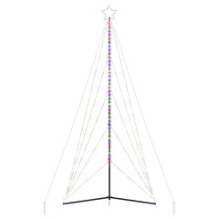 OMAXI LED vánoční stromek 615 barevných LED diod 404,5 cm 394279