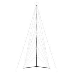 OMAXI LED vánoční stromek 861 studených bílých LED diod 478 cm 394293