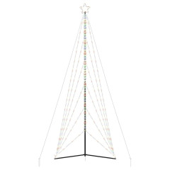 OMAXI LED vánoční stromek 861 barevných LED diod 478 cm 394316