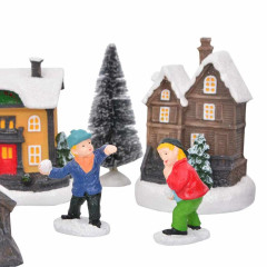 OMAXI Vánoční dekorace na stůl Vícebarevný Pryskyřice 362810