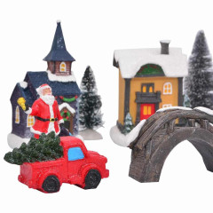 OMAXI Vánoční dekorace na stůl Vícebarevný Pryskyřice 362810