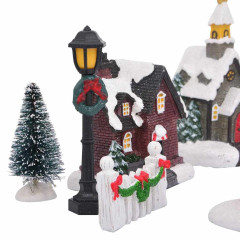 OMAXI Vánoční dekorace na stůl Vícebarevný Pryskyřice 362810