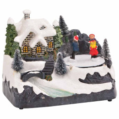 OMAXI Vánoční dekorace na stůl Vícebarevný 16 x 11,5 x 13 cm Plast 362841