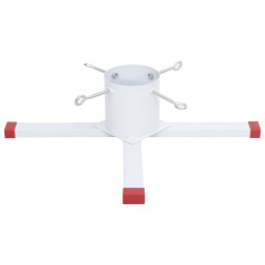 OMAXI Stojan na vánoční stromek bílý 61 x 61 x 15,5 cm 391988