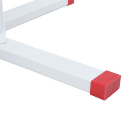 OMAXI Stojan na vánoční stromek bílý 61 x 61 x 15,5 cm 391988