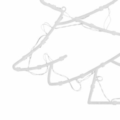 OMAXI Vánoční osvětlení vánoční stromek silueta 2ks 35 LED teplá bílá 397973