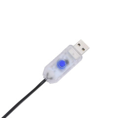 OMAXI Vánoční osvětlení padající hvězdy silhouette 115 LED bílá 398055