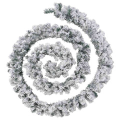 OMAXI Vánoční girlanda s LED diodami zelená 10 m PVC 415219