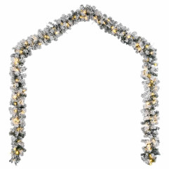 OMAXI Vánoční girlanda s LED diodami zelená 20 m PVC 415226