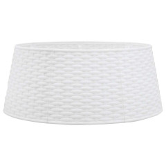 OMAXI Kryt na stojan vánočního stromku bílý Ø 56 x 23 cm plast 415813