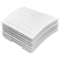 OMAXI Kryt na stojan vánočního stromku bílý Ø 56 x 23 cm plast 415813