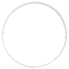 OMAXI Kryt na stojan vánočního stromku bílý Ø 65 x 23 cm plast 415820