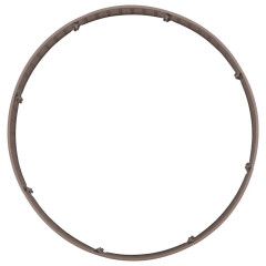 OMAXI Kryt na stojan vánočního stromku hnědý Ø 65 x 23 cm plast 415837