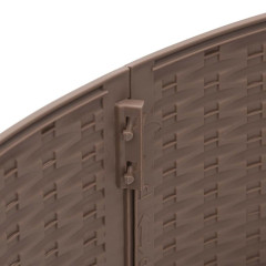 OMAXI Kryt na stojan vánočního stromku hnědý Ø 65 x 23 cm plast 415837