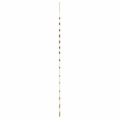 OMAXI Závěsný vánoční stromeček s hvězdou na vrcholu 100 x 210 cm přírodní větve 511195