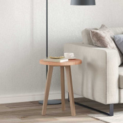 OMAXI Deska stolu Světle hnědá Ø 40 x 2.5 cm Pevné dubové dřevo 788559