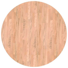 OMAXI Deska stolu Světle hnědá Ø 80 x 4 cm Pevné dubové dřevo 788733