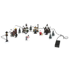 HI Vánoční osvícená vesnička LED dekorace 541975