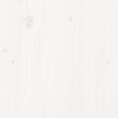 OMAXI Dřevěný vánoční stromeček na ozdoby bílý 120 cm masiv borovice 513175