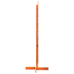 OMAXI Dřevěný vánoční stromek na ozdoby voskově hnědý 150 cm borovice 513212