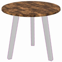 OMAXI Deska stolu Kouřový dub 50 x 50 x 1.5 cm Kompozitní dřevo 935953