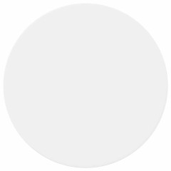 OMAXI Deska stolu Bílá 70 x 70 x 1.5 cm Kompozitní dřevo 936103