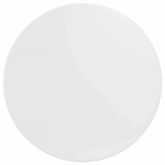 OMAXI Deska stolu Bílá s vysokým leskem 70 x 70 x 1.5 cm 936141