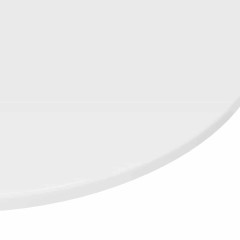 OMAXI Deska stolu Bílá s vysokým leskem 70 x 70 x 1.5 cm 936141