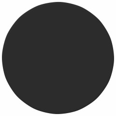 OMAXI Deska stolu Černá 80 x 80 x 1.5 cm Kompozitní dřevo 936219