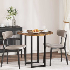 OMAXI Deska stolu Kouřový dub 80 x 80 x 1.5 cm Kompozitní dřevo 936257