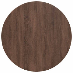 OMAXI Deska stolu Hnědý dub 80 x 80 x 1.5 cm Kompozitní dřevo 936271