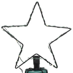 OMAXI Vánoční strom s hrotem 732 modrých LED diod 500 cm 018148