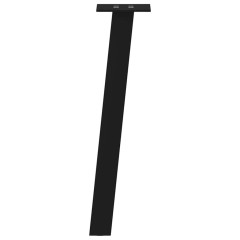 OMAXI Nohy ke konferenčnímu stolku 4 ks černé 42 cm ocelové 956539