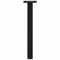 OMAXI Nohy ke konferenčnímu stolku 4 ks černé 42 cm ocelové 956539