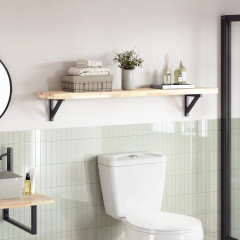 OMAXI Stolní deska 160 x 30 x 4 cm obdélníková masivní akáciové dřevo 662201