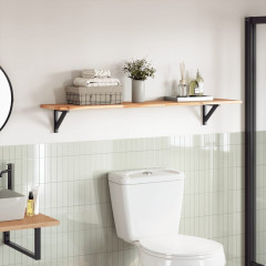 OMAXI Stolní deska obdélníková 140 x 30 x 2 cm masivní akáciové dřevo 662539