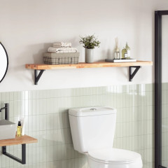 OMAXI Stolní deska 160 x 30 x 4 cm obdélníková masivní akáciové dřevo 662881