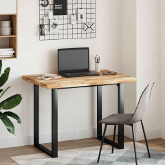 OMAXI Stolní deska obdélníková 100 x 70 x 4 cm masivní akáciové dřevo 663062