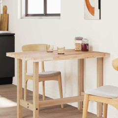 OMAXI Stolní deska obdélníková 100 x 80 x 4 cm masivní akáciové dřevo 663086